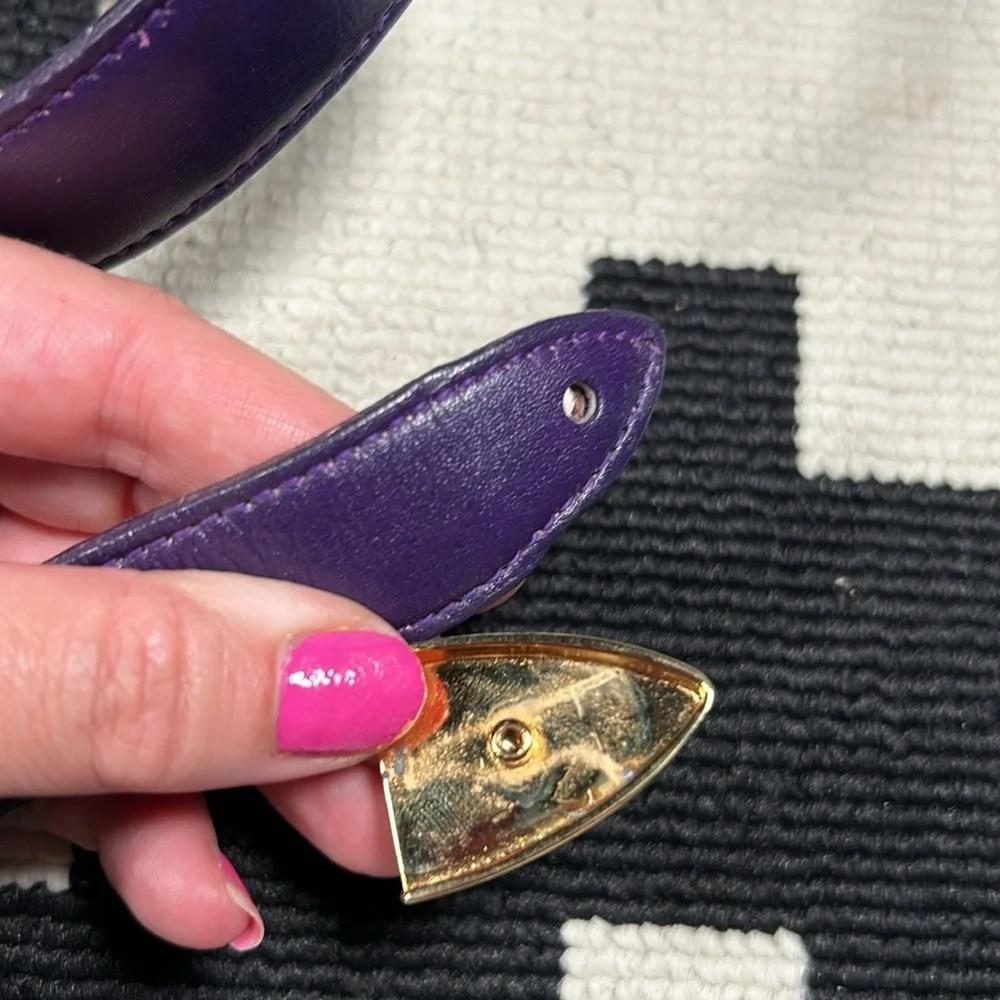 Fab, VINTAGE, NORDSTROM, purple leather belt!!